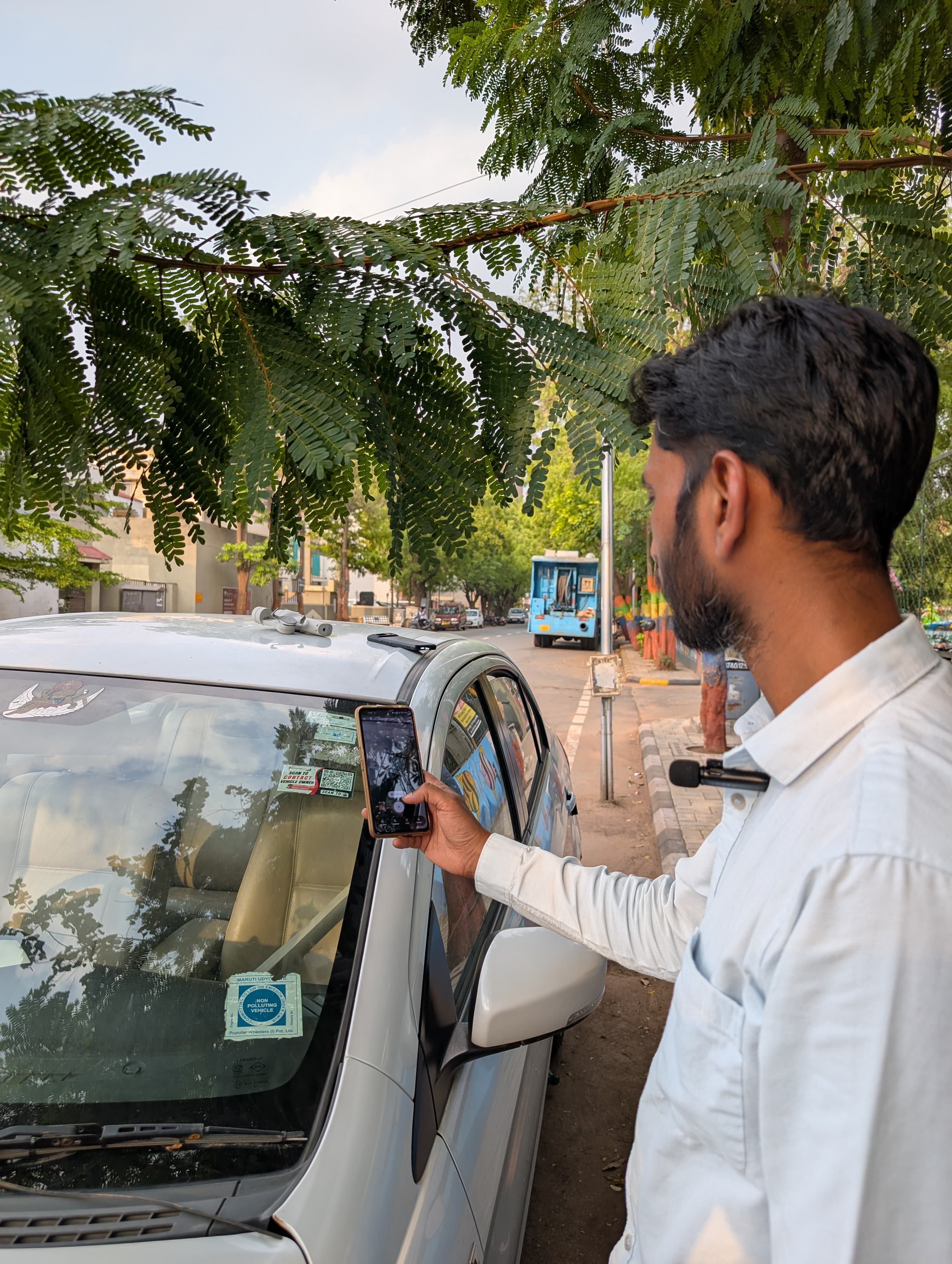 Scan the Windshield QR