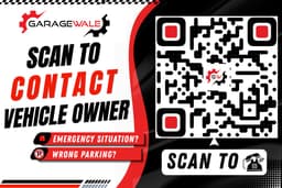 GarageWale QR Sticker Close-up